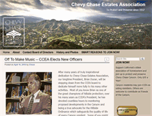 Tablet Screenshot of chevychaseestates.us